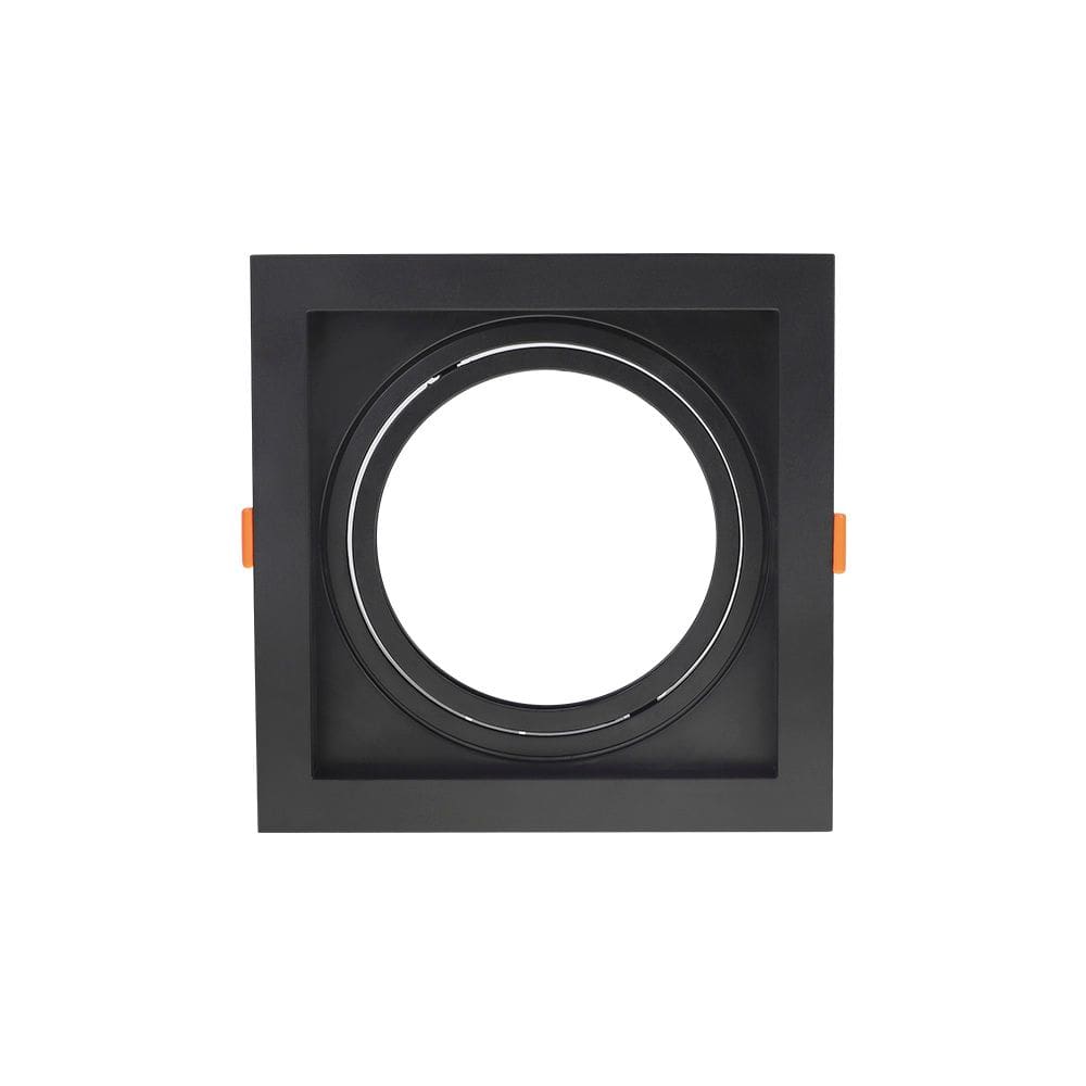 Spot de Embutir Recuado Nordecor Flea para 1 Lâmpada AR111 Quadrado