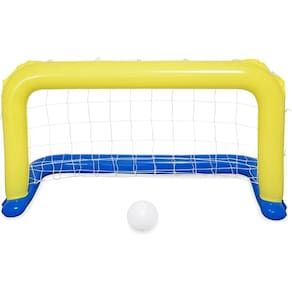 Jogo Play Center Futebol de Piscina Brinquedo Aquático Inflável com Trave Bola Bel