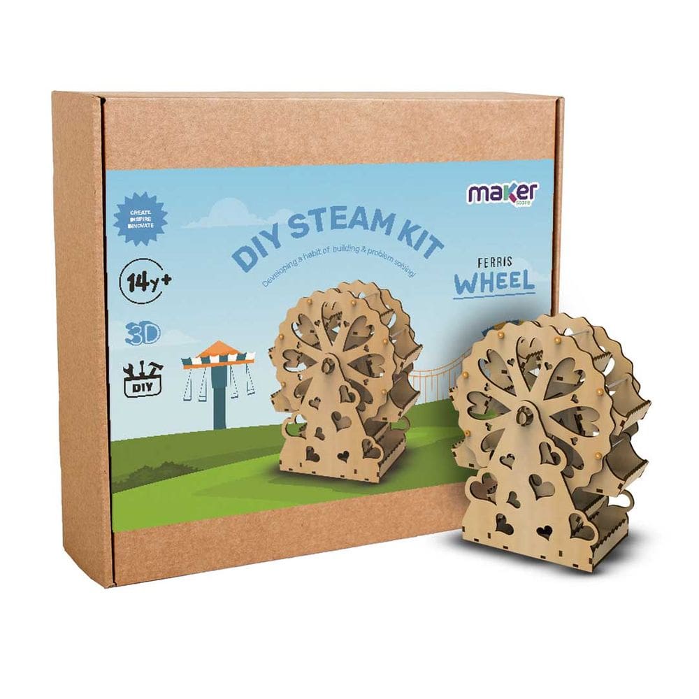 Kit Robótica Educacional STEM Roda Gigante MDF