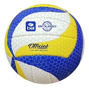Bola de Voleibol Profissional Amador Bfx Resistente 18 Painéis Treino Lazer Bel