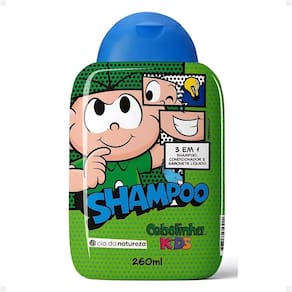 Shampoo 3 em 1 Cia da Natureza Cebolinha Kids 260ml