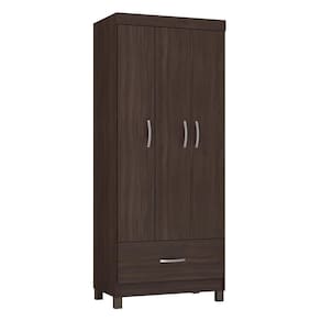 Guarda Roupa Solteiro Prince 3 Portas E 1 Gaveta Café Touch - Demóbile Café Touch