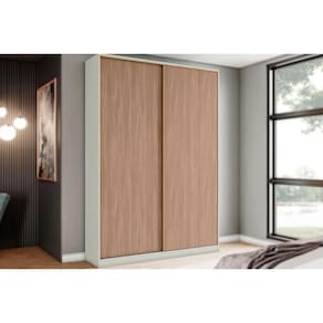 Módulos De Quarto Seletto Guarda Roupa Mc10 C- 2 Portas De Correr E 3 Gavetas Areia-jequitibá