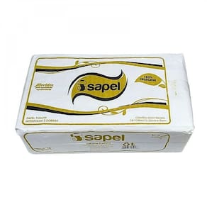 Kit Papel Toalha Interfolha Simples Celulose 5un Isapel Preto