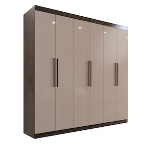 Guarda-roupa Solteiro 6 Portas 3 Gavetas Espanha - Mais Móveis