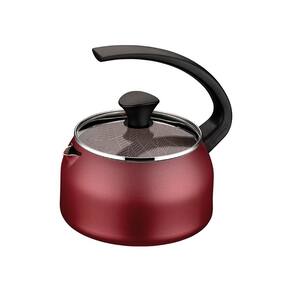 Chaleira Tramontina 28534719 1,9L com Tampa de Vidro Vermelha