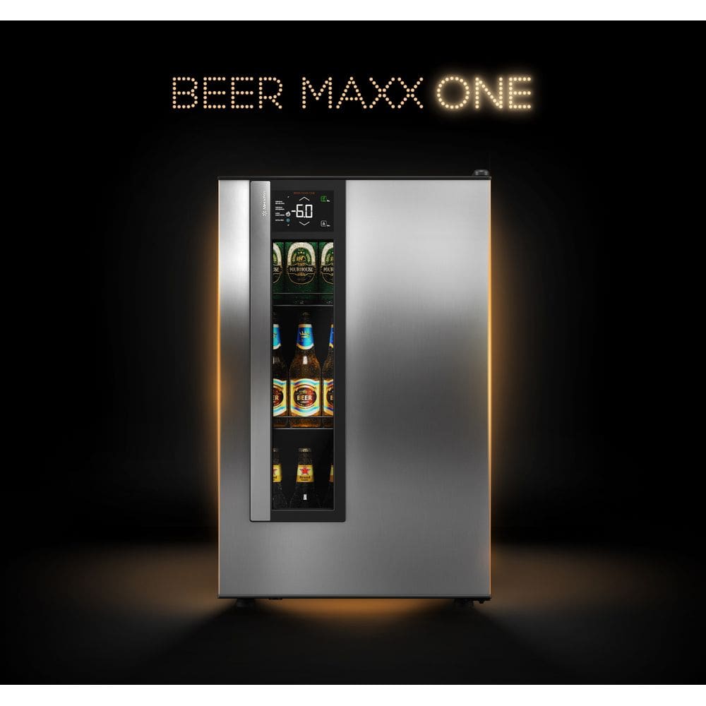Cervejeira Metalfrio Beer Maxx One Inverter - VN12TP 127V Porta Inox Tanque plástico Preto