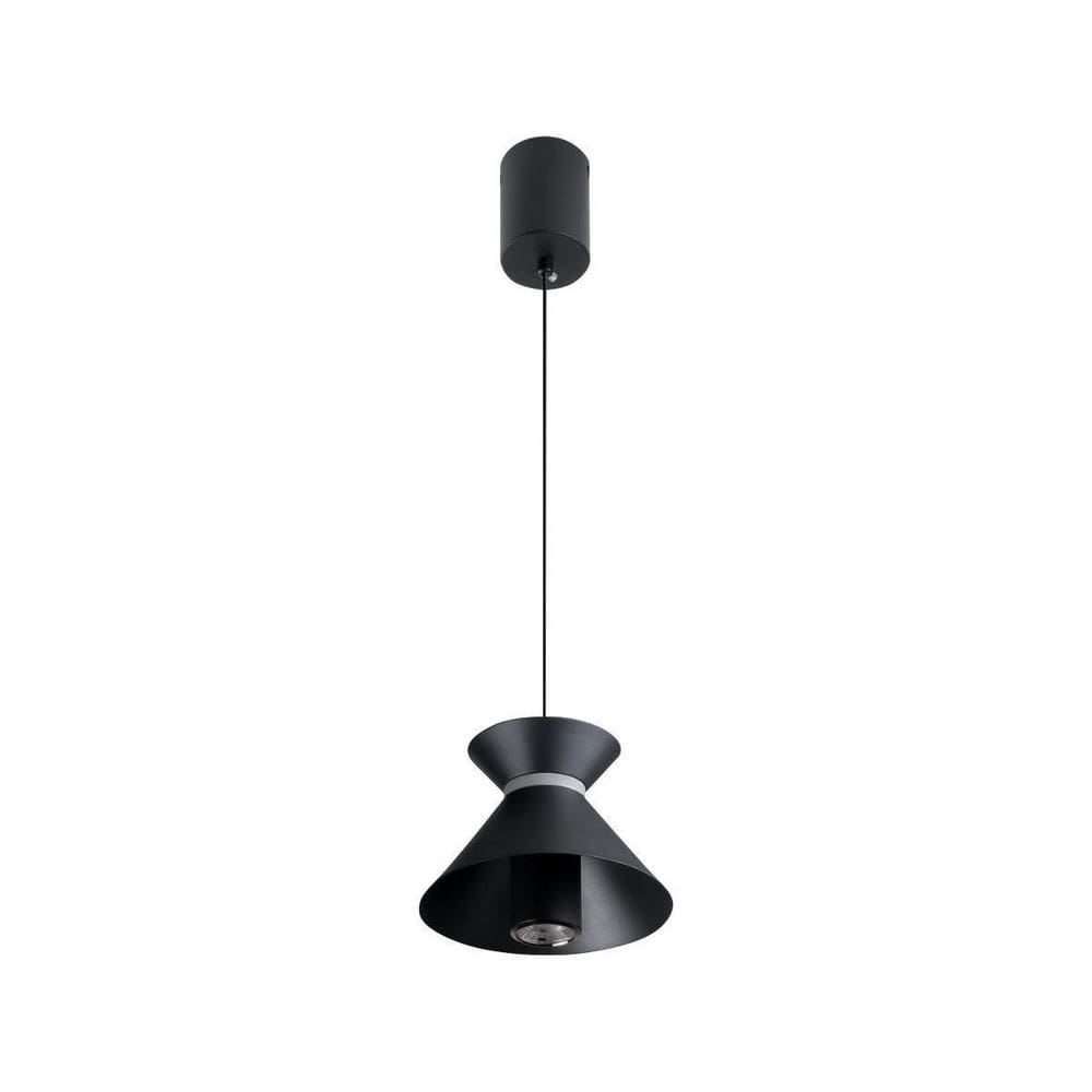 Luminária Pendente Teto Moderno Cúpula Metal Led Luz Quente