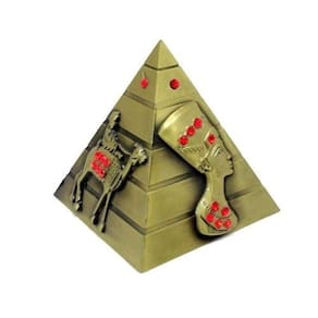 Piramide Egipcia Miniatura 8 Cm Altura Decorativa