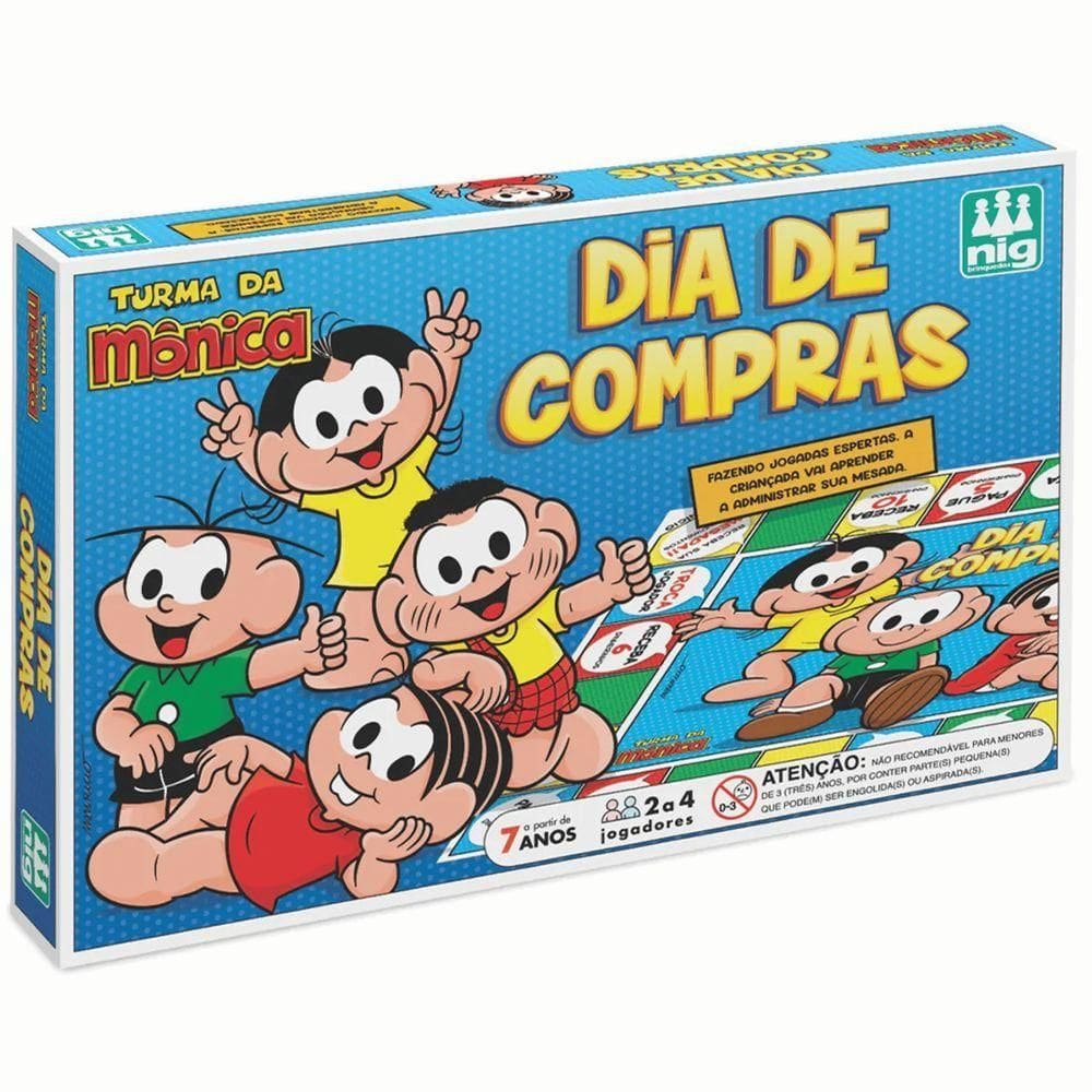Jogo Dia De Compras - Turma Da Mônica - Nig Brinquedos