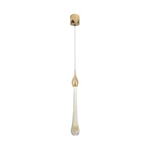 Lustre Pendente Gota Led 3000K Moderno Para Cabeceira Lavabo