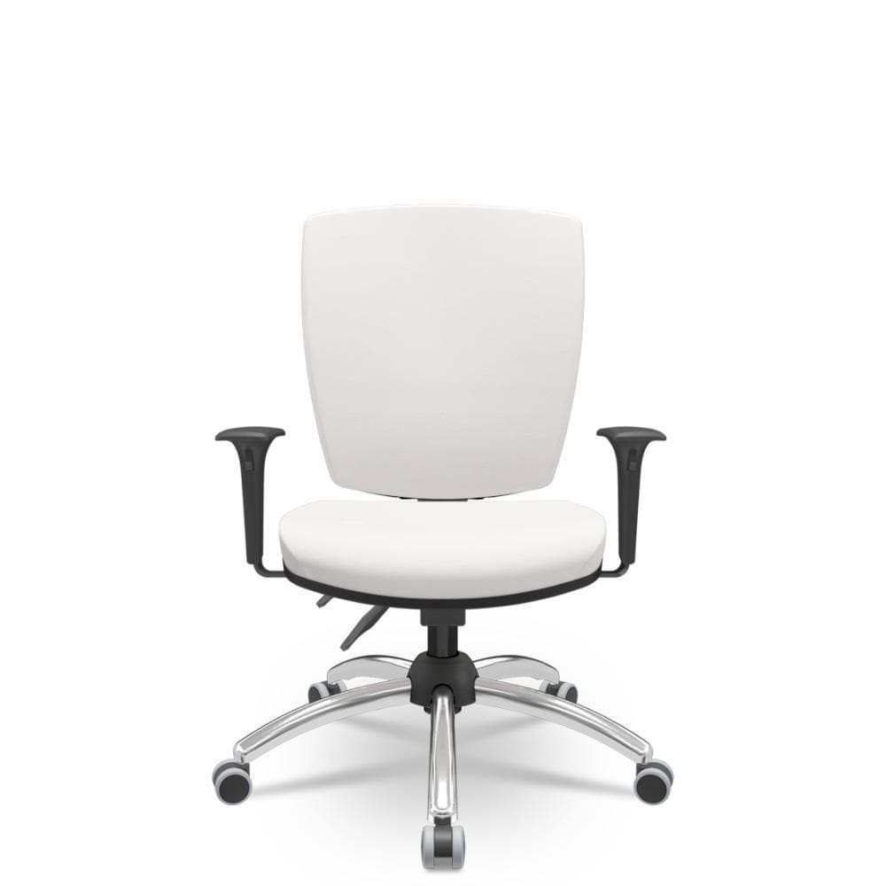 Cadeira Altrix Espaldar Alto Vinil Branco