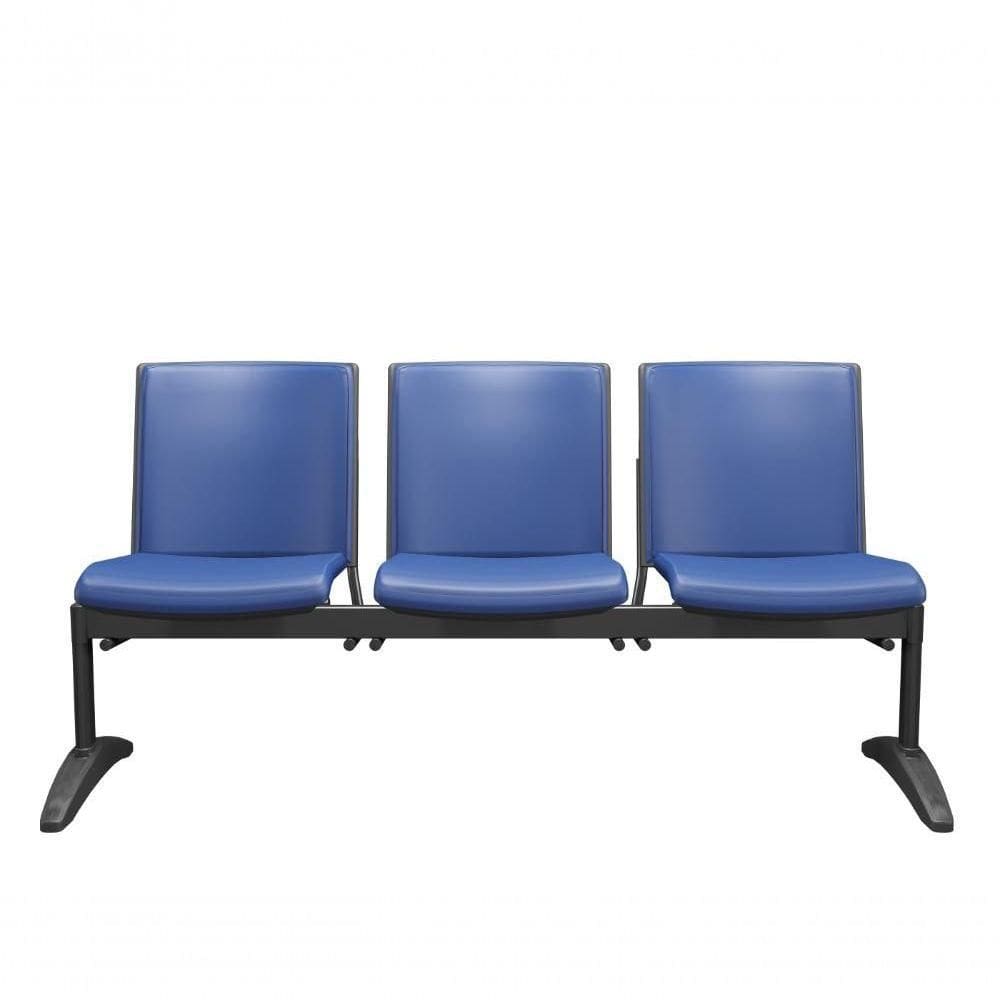 Cadeira Audiplax Longarina Azul Moderna