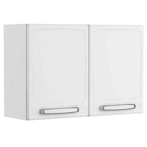 Armário Em Aço Para Cozinha Evidence 02 Portas Branco