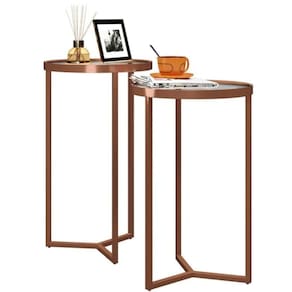 Mesa De Centro Liz Cobre Tampo Espelhado - Fabrica 1 Móveis