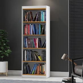 Estante 4 Prateleiras Guarani Branco Cinamomo