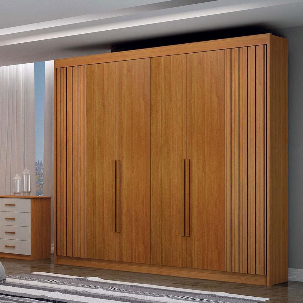 Guarda-Roupa Casal São Carlos 6 PT 6 GV Cinamomo