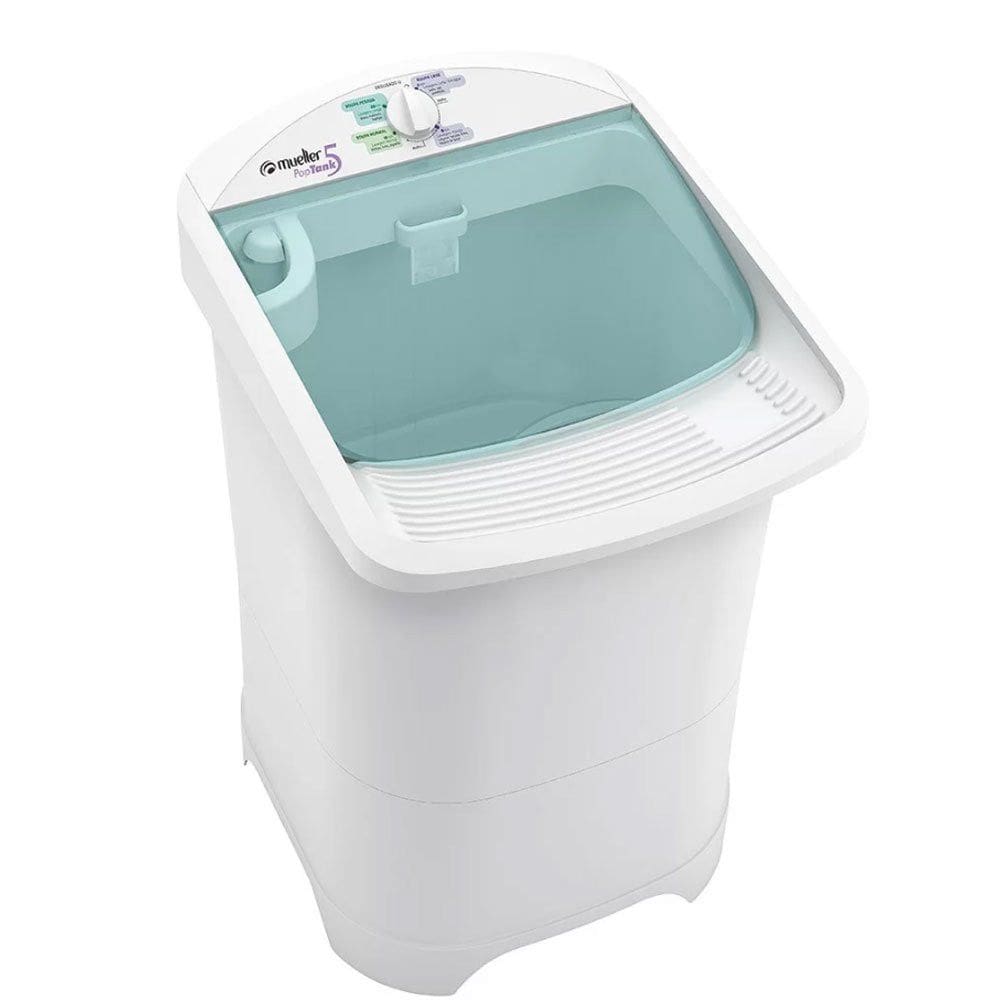 Tanquinho Mueller PopTank 5Kg Semiautomático 4 Programas de Lavagem