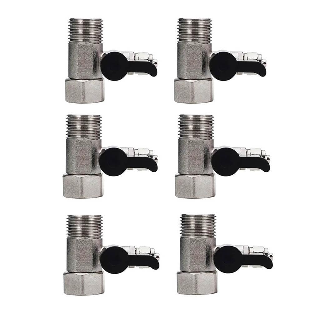 Kit 6 Adaptador/Conector Oxygen de Metal de 1/2" com saída de 1/4