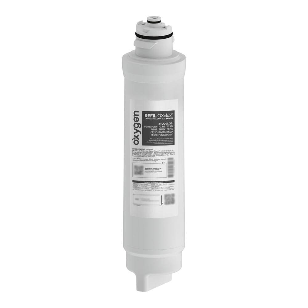 Refil Filtro Compatível Purificador Electrolux PE12, PE11X, PE11B, PC41B, PC41X, PH41B, PH41X, PA21G, PA26G, PA31G