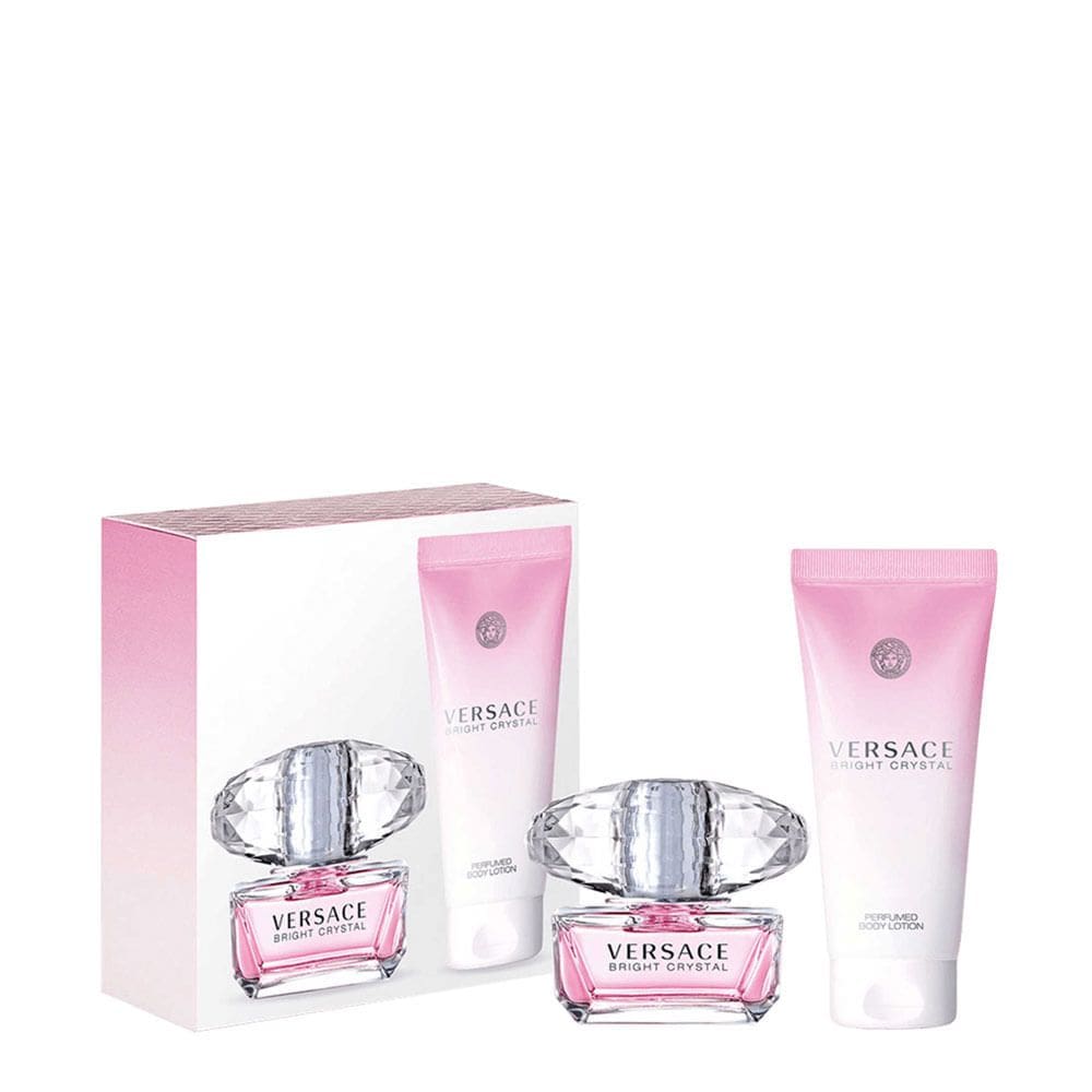 Kit Versace Bright Crystal For Her - Eau de Toilette 50ml + Body Lotion 100ml