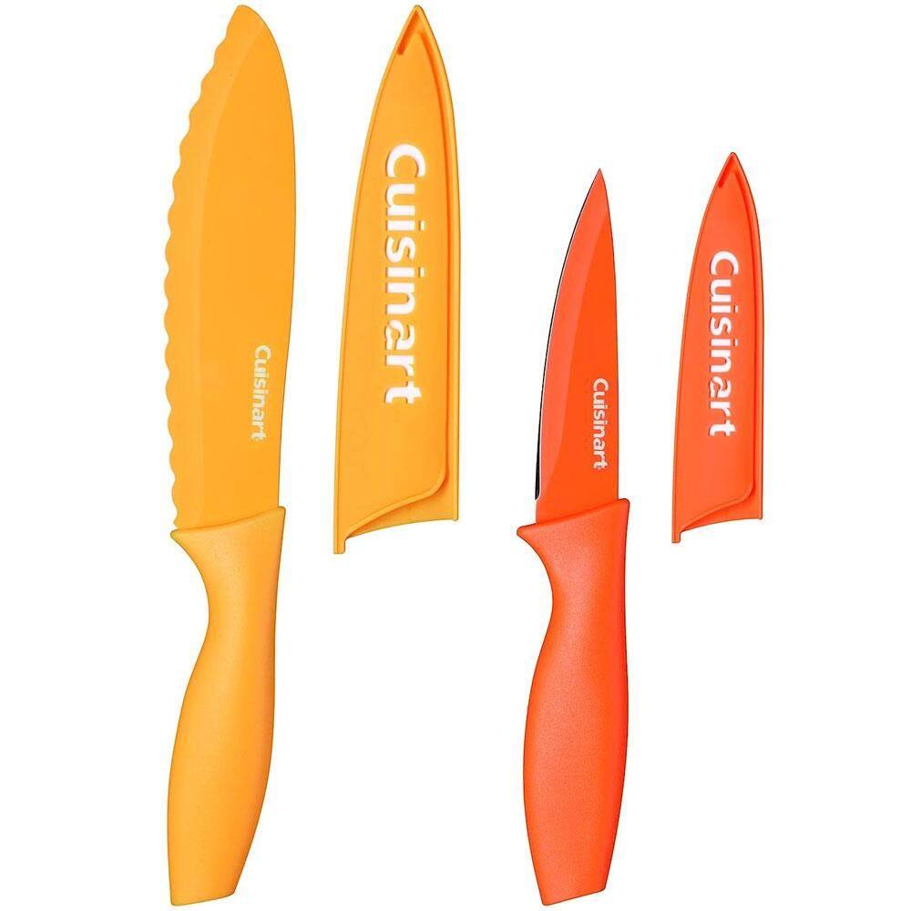 Conjunto De Facas Cuisinart Colors Com Protetor De Lamina 4 Peças C55Cns-4Put