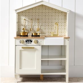 Conjunto de cozinha Farmhouse Best Choice Products para crianças com brinquedo S