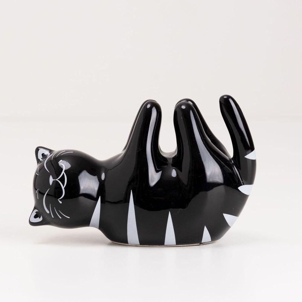 Porta Retrato Gatinho Preto Sorriso
