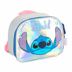 Lancheira Térmica Infantil - Disney Stitch - Holográfica Prata - Luxcel