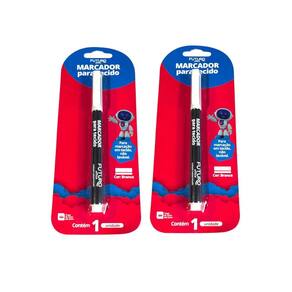 Kit 3 Canetas Marcador De Tecido Branco Traço De 1Mm Até 2Mm