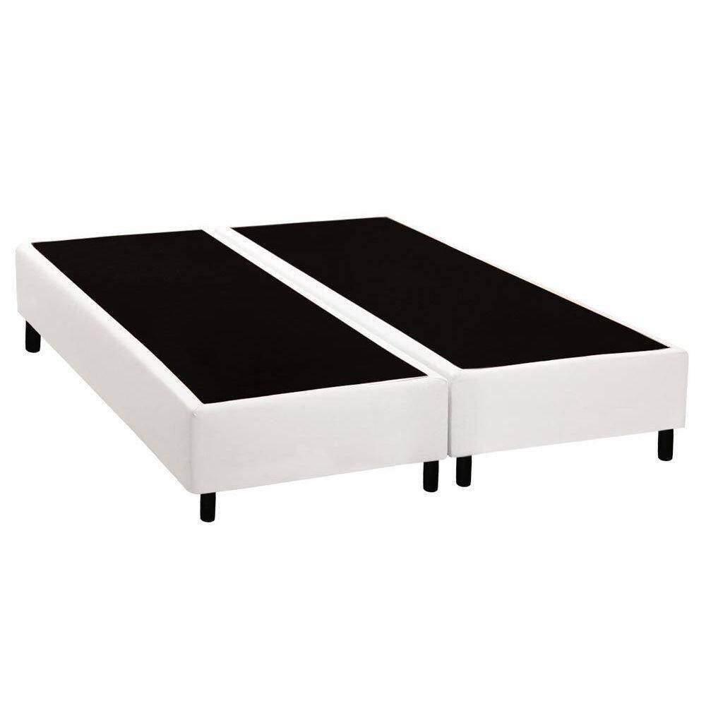 Cama Box Base King Universal Courano White (186X198X20) - Costa Rica