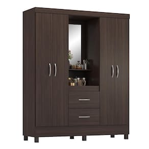 Guarda Roupa Capelinha Lord 4 Portas com Espelho - Demóbile