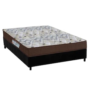 Cama Box Viúva: Colchão Ortopédico Ortobom D45/Ep Anatômico Fort Tech Iso 150 + Base Black(128X188)