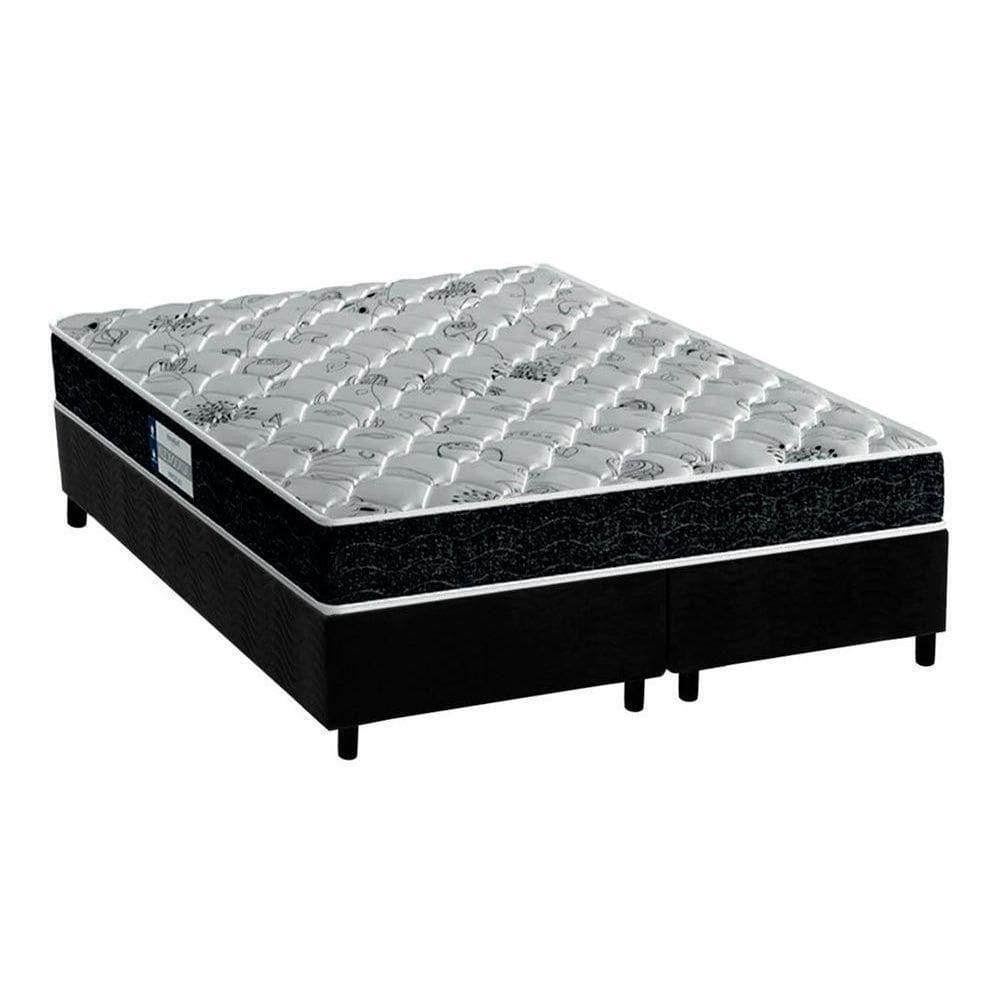 Cama Box King: Colchão Anatômico Probel D45/Ep Advanced Tech2000 Plus + Base Black(193X203)