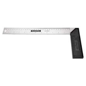 Esquadro 25 CM em Aço Temperado com Cabo Injetado - Tramontina 43170010
