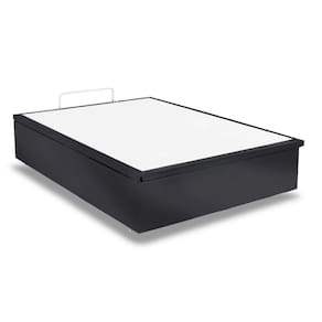 Cama Box Baú Casal Universal Suede Gray (138x188x35) - Ortobom