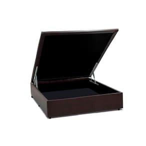 Cama Box Baú Casal Universal Courano Brown (138x188x35) - Costa Rica