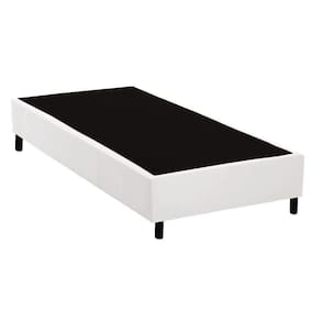 Cama Box Base Solteiro Universal Courano White (88x188x20) - Costa Rica
