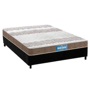 Cama Box Casal: Colchão Ortopédico Probel D33/Ep Guarda Costas Double Face + Base Black(138X188)