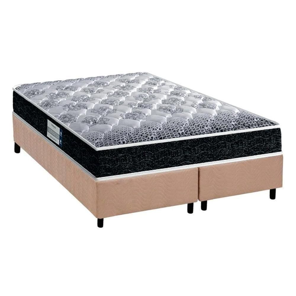 Cama Box Queen: Colchão Ortopédico Probel D33/Ep Advanced Tech1500 Plus + Base Clean(158X198)