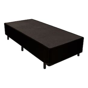 Cama Box Base Universal Solteiro Tecido Black (88x188x24) - Luckspuma