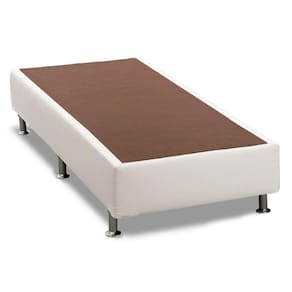 Cama Box Base Universal Solteiro Courano White (88x188x30) - Ortobom