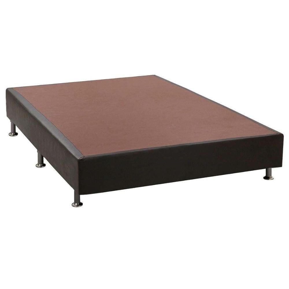 Cama Box Base Universal Casal Courano Black (138x188x24) - Luckspuma