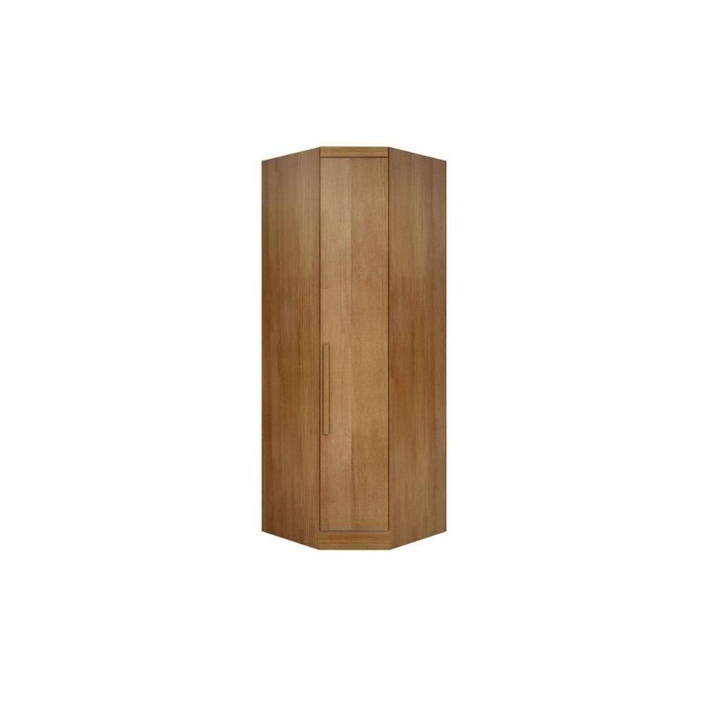 Closet De Quarto Canto Obliquo Rizon C- 1 Porta Freijó Cumaru - Novo Horizonte