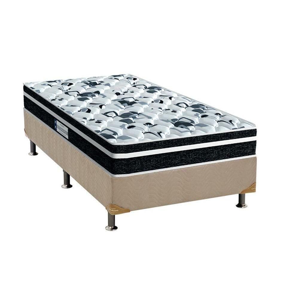 Cama Box Solteiro: Colchão Anatômico Probel D45/Ep Tech2000 Plus + Base Clean(88X188)