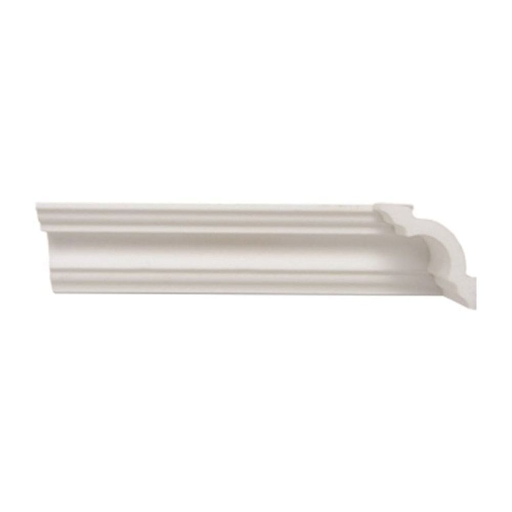 Kit com 20 Barras Rodateto de Poliestireno 3cm X 30mm Liso 40m Branco