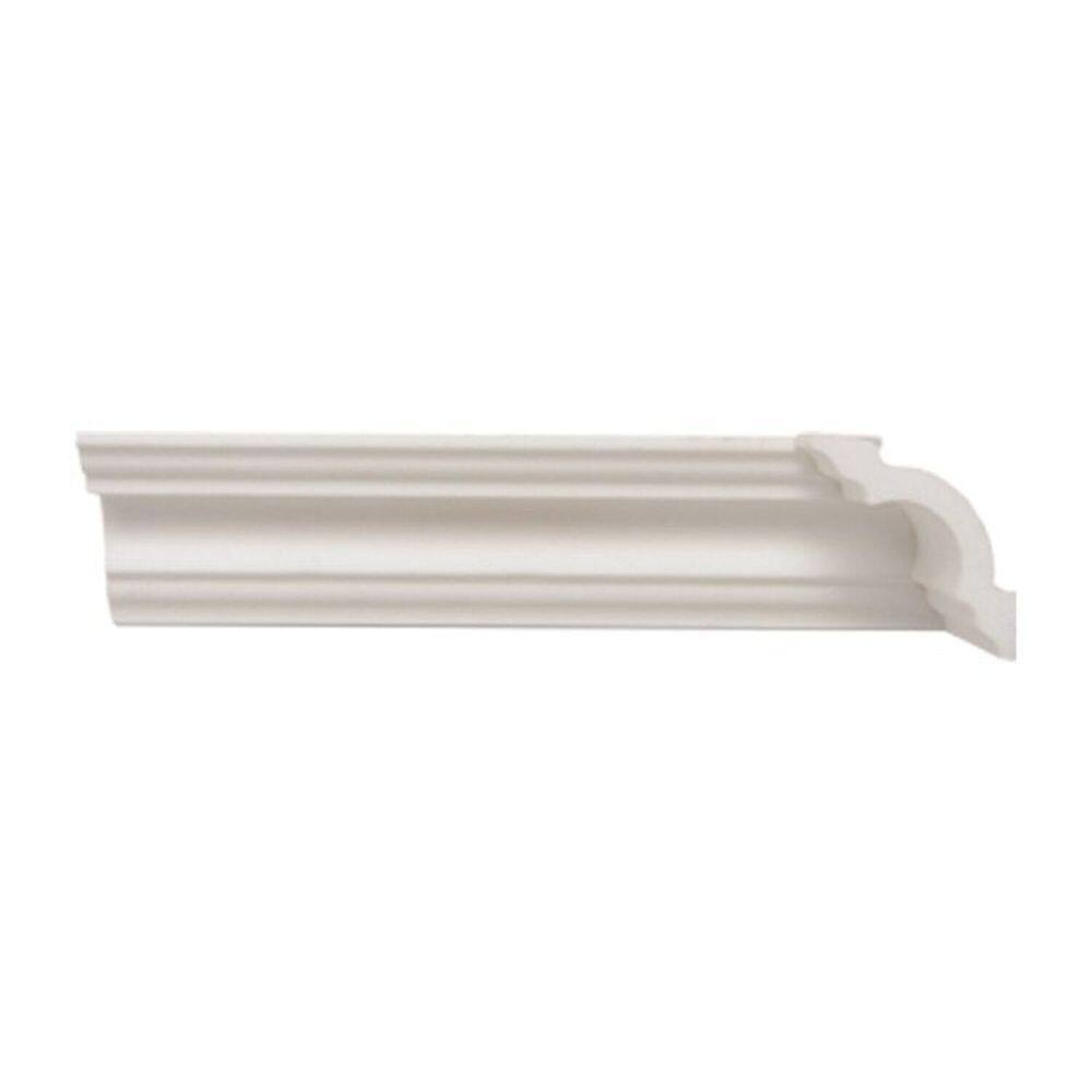 Kit com 30 Barras Rodateto de Poliestireno 3cm X 30mm Liso 60m Branco