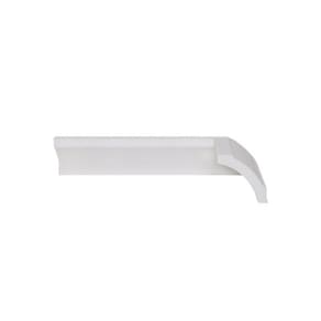 Kit com 20 Barras Rodateto de Poliestireno 5cm X 50mm Liso 40m Branco