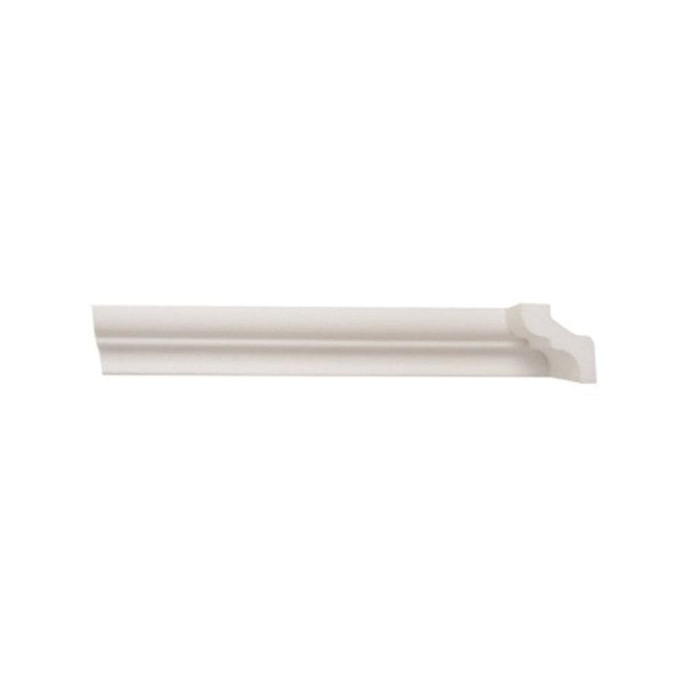 Kit com 30 Barras Rodateto de Poliestireno 3,5cm X 30mm Liso 60m Branco