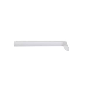 Kit com 15 Barras Rodateto de Poliestireno 2,0cm X 20mm Liso 30m Branco